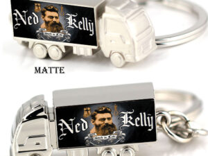 NED AND KELLY zinc alloy truck keyring