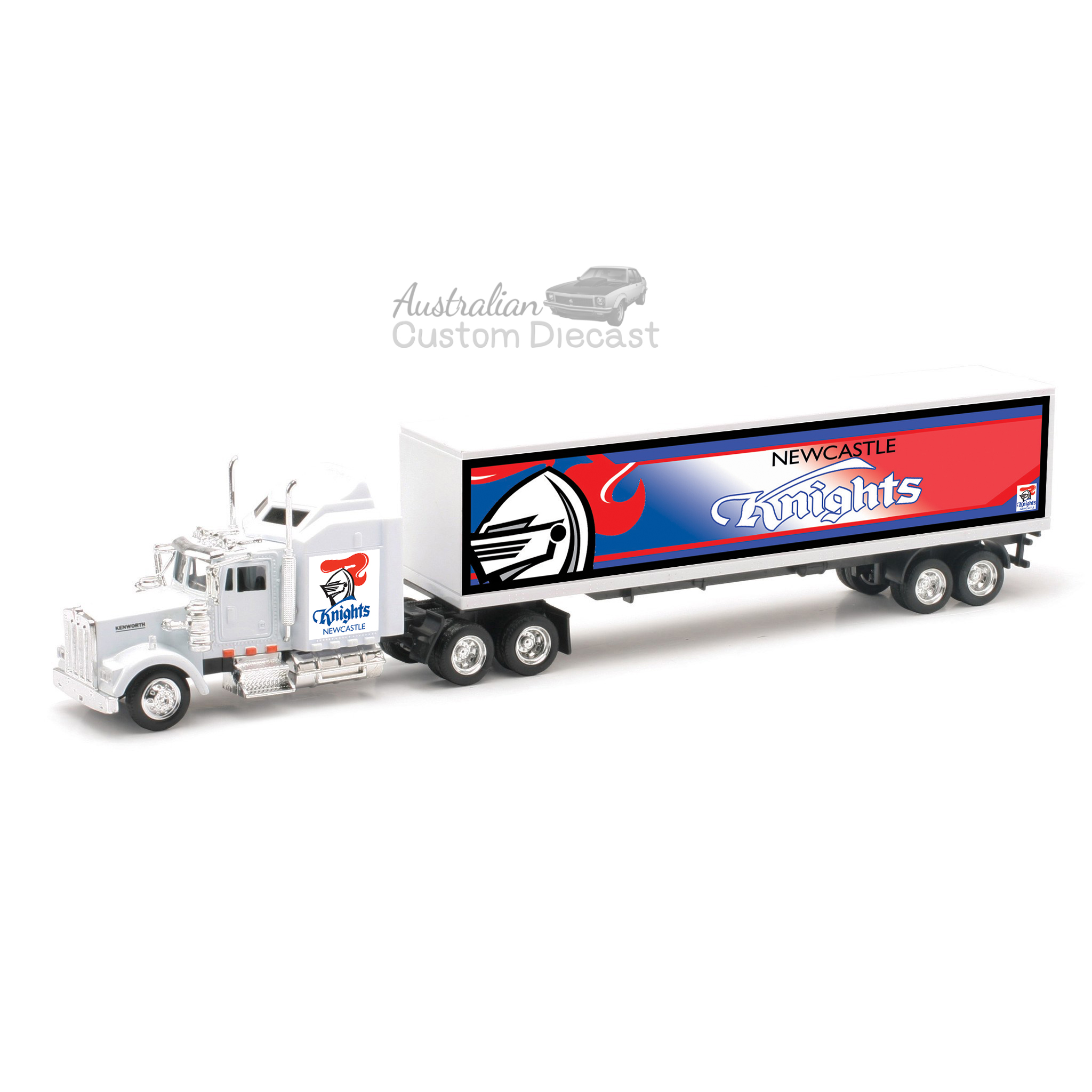 New Castle Knights Kenworth Truck (42cms long)