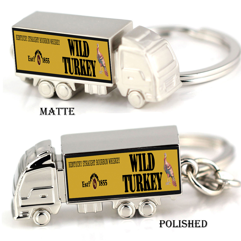 Wild Turkey zinc alloy truck keyring