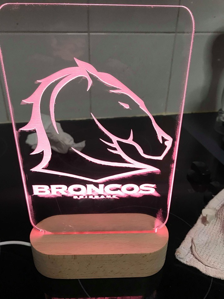 Broncos Led Sign