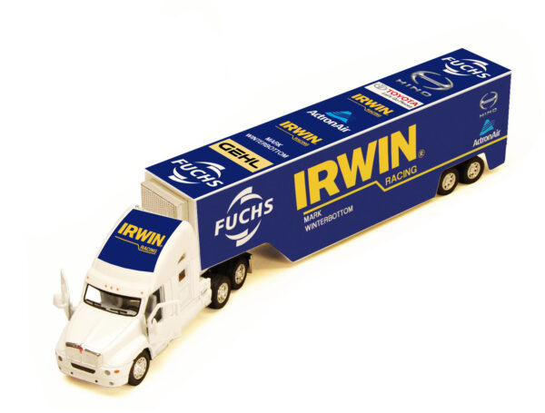 IRWIN Racing transporter