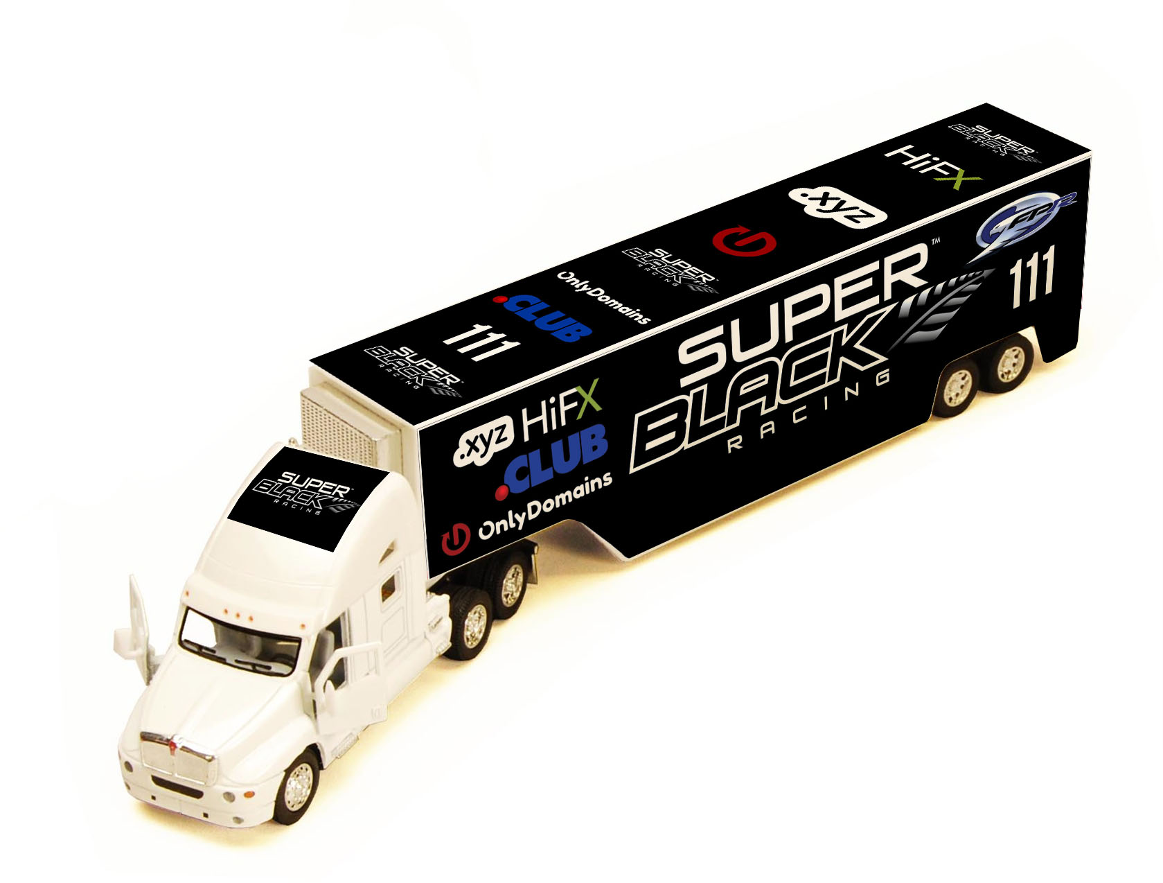 Super Black Racing Truck